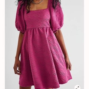 Free people pink mini dress